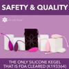 Kegel Exercise System - Pelvic Floor Exercises - Set of 6 Premium Silicone Kegel Exercise Weights & Control with Training Kit for Women: Beginners & Advanced view 3