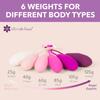 Kegel Exercise System - Pelvic Floor Exercises - Set of 6 Premium Silicone Kegel Exercise Weights & Control with Training Kit for Women: Beginners & Advanced view 4