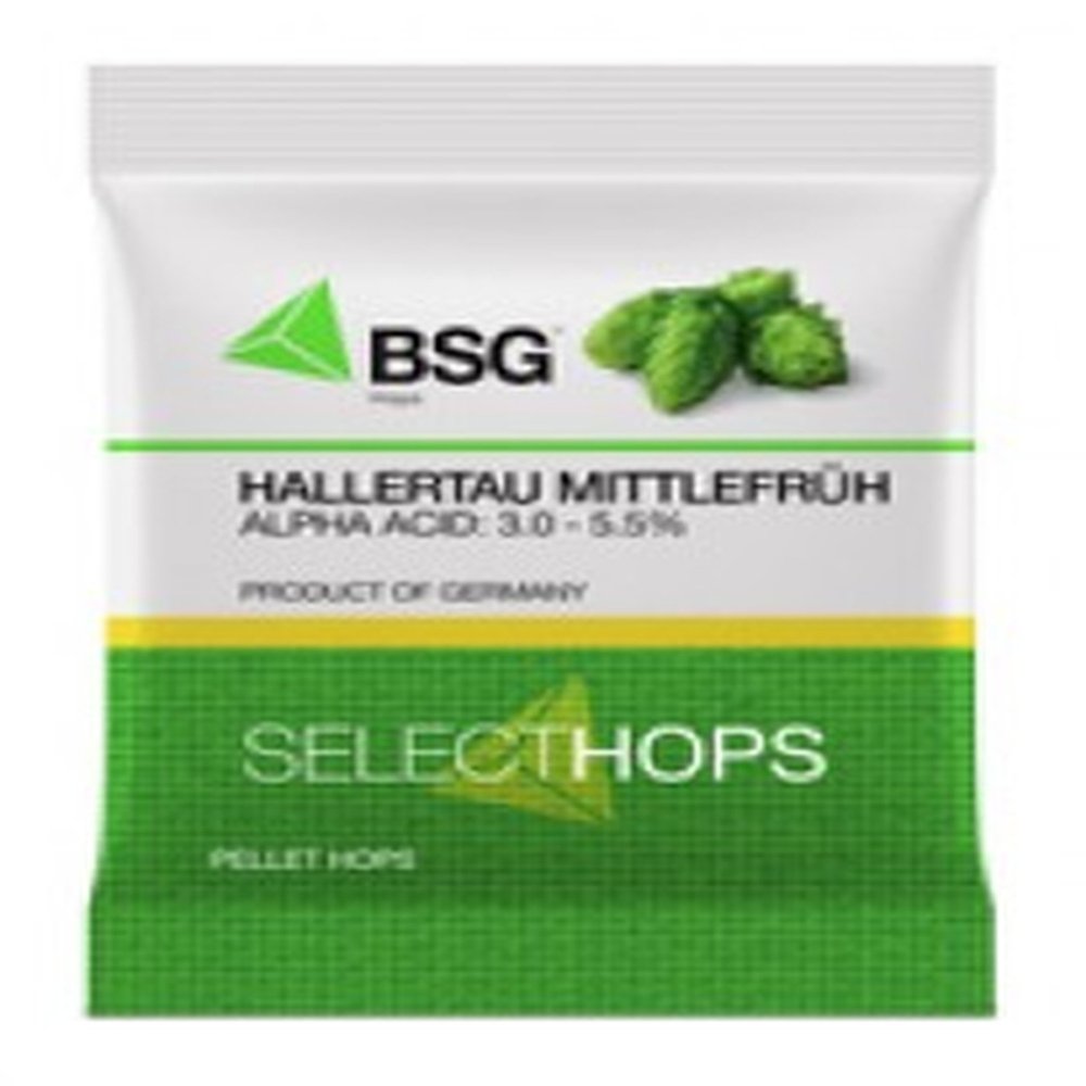 DE Hallertau Mittelfruh Hop Pellets - 4 oz.