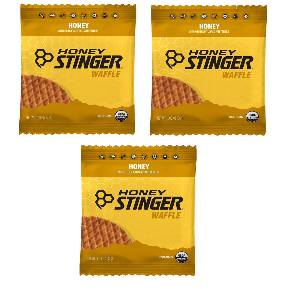 Honey Stinger Organic Honey Waffle | Energy Stroopwafel for Exercise, Endurance and Performance | Sports Nutrition for Home & Gym, Pre and Post Workout | 48 Waffles, 50.88 Ounce