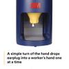 3M E-A-R One Touch Pro Earplug Dispenser 391-0000, Hearing Conservation, Blue view 3