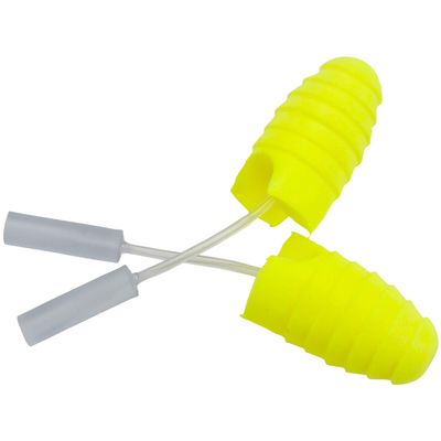 3M Ear Plugs, 10 Pair/Pack, E-A-Rsoft Grippers 393-2021-50, Disposable, Foam, NRR 31, Designed for Conducting Ear Plug Fit Tests, For Larger Ear Canals