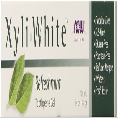 Now Solutions, Xyliwhite Toothpaste Gel, Refreshmint, 6.4-Ounce
