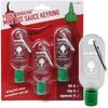 Pocket Sriracha Mini Sriracha Hot Sauce Bottle Keyring 3 PACK Bring Hot Sauce with you Everywhere - Great Chilli Sauce Gift (Shipped Empty) view 1