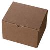 Heads MBR-GB4 Plain Gift Box, Made in Japan, S, W 6.4 x H 4.3 x D 5.5 inches (163 x 110 x 140 mm), Brown, Box of 10 view 1