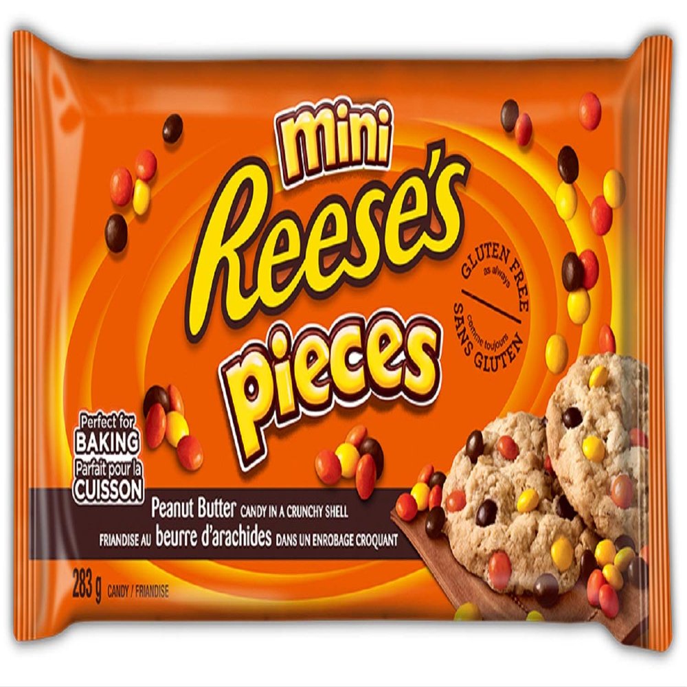 EESE Pieces, Chocolate Baking Pieces with Peanut Butter, 283g/10 oz., (Imported from Canada)