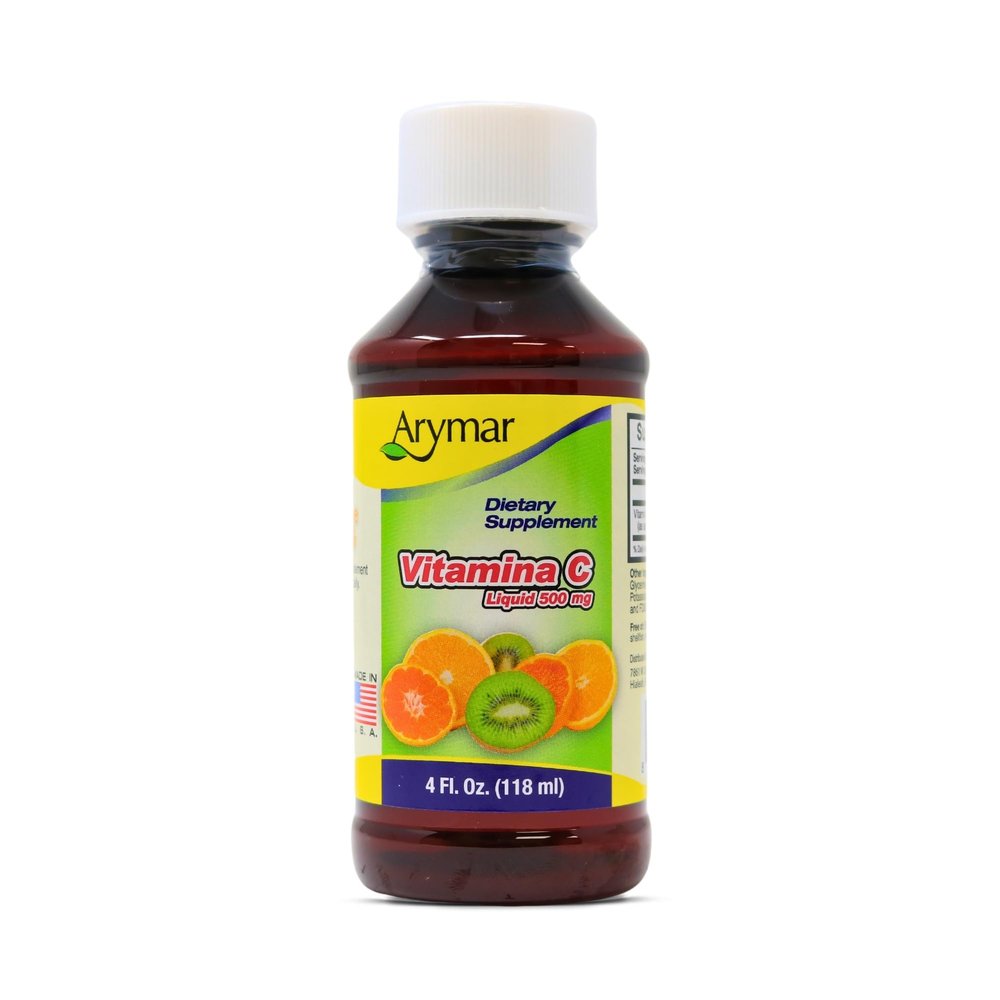 Arymar Vitamin C for Adults, Immune Support, Antioxidant, Orange Flavor (4 Fl Oz/Pack of 1)