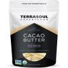 Terrasoul Superfoods Organic Cacao Butter, 1 Lb - Raw | Keto | Vegan | Unrefined view 1