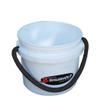 SHURHOLD 3.5 Gallon Heavy Duty World's Best Rope Handle Molded Plastic Bucket, for Boats, Cleaning, Fishing, Storage, and Refuse - White view 1
