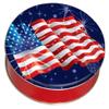 Scott's Cakes Rainbow Mix Chocolate Covered Sunflower Seeds in a Mini American Fireworks Tin view 3