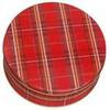 Scott's Cakes Rainbow Mix Chocolate Covered Sunflower Seeds in a Mini Plaid Tin view 3