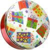 Scott's Cakes Rainbow Mix Chocolate Covered Sunflower Seeds in a Mini Gifts Galore Tin view 3