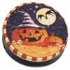Scott's Cakes Rainbow Mix Chocolate Covered Sunflower Seeds in a Mini Happy Halloween Tin view 3