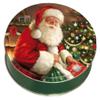 Scott's Cakes Rainbow Mix Chocolate Covered Sunflower Seeds in a Mini Santa's Visit Tin view 3