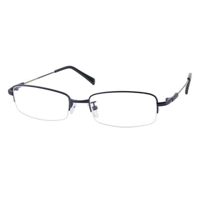Southern Seas Mens Womens +5.00 Blue 1.56 High Index Lenses Reading Glasses Half Rim Readers Spectacles