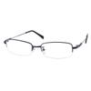 Southern Seas Mens Womens +5.00 Blue 1.56 High Index Lenses Reading Glasses Half Rim Readers Spectacles view 1