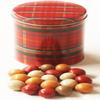 Scott's Cakes Fall Harvest Gourmet Chocolate Malt Balls in a Plaid Can view 1