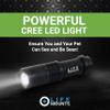 Life Mounts LED Dog Leash Flashlight - 3.5 x 1.5 in, White - Flashlight for Retractable Dog Leashes - Three Modes for Night Time Walks - 1000 ft Beam view 2
