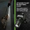 Life Mounts LED Dog Leash Flashlight - 3.5 x 1.5 in, White - Flashlight for Retractable Dog Leashes - Three Modes for Night Time Walks - 1000 ft Beam view 4