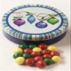 Scott's Cakes Holiday Mix Gourmet Chocolate Malt Balls in a Mini Jeweltone Tin view 1
