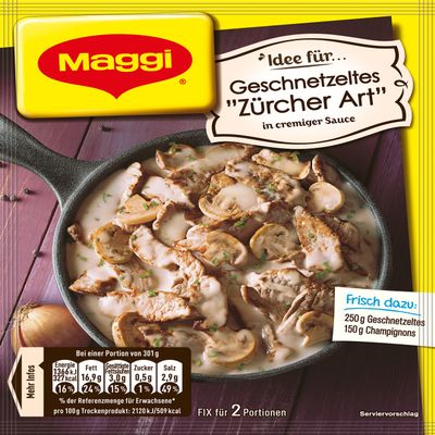 Maggi Fix Geschnetzeltes Zuricher Art - 1 pc