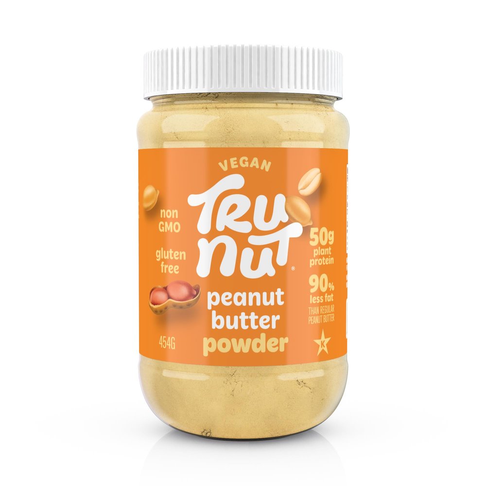 Tru-Nut Peanut Butter Powder - Made with Natural Ingredients - Vegan, Low Carb, Gluten Free, Non GMO - Low Calorie Peanut Butter Protein Powder - Peanut Butter Flavor, 16oz