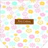  WRC Zip-Pocket Zipper Back with Gusset, Pastel Flowers, M, Pack of 25 view 2