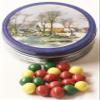 Scott's Cakes Holiday Mix Gourmet Chocolate Malt Balls in a Medium Homestead Tin view 1
