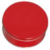 Scott's Cakes Holiday Mix Gourmet Chocolate Malt Balls in a Medium Solid Red Tin view 3