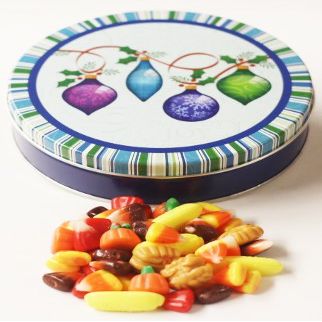 Scott's Cakes Fall Festival Mix in a Small Jeweltone Tin