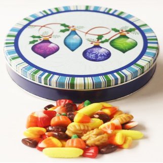 Scott's Cakes Fall Festival Mix in a Small Jeweltone Tin