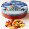Scott's Cakes Fall Festival Mix in a Small Penguin Tree Trimming Tin view 1