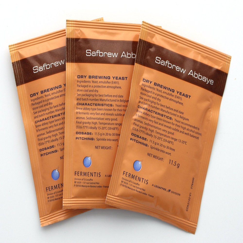 Safbrew Abbaye Yeast-3 Count