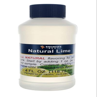 Brewer's Best Natural Beer and Wine Fruit Flavoring 4 oz. (Lime)