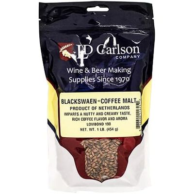 Swaen Grain Brewers Malt for Beer Making & Home Brewing 1 LB (BlackSwaen Coffee)