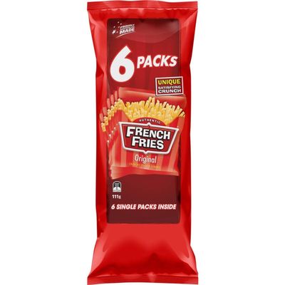 French Fries 6 Pack 111g