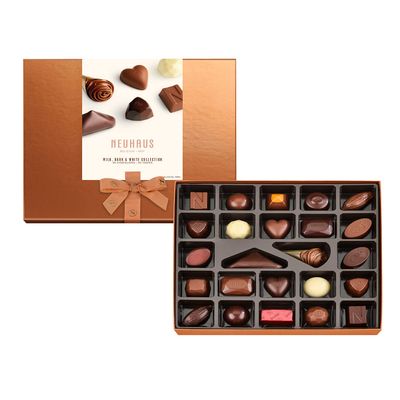 Neuhaus Belgian Chocolate Classic Discovery Collection 24 Timeless Neuhaus Pieces Assorted Milk, White & Dark Chocolate Pralines Gourmet Chocolate Gift