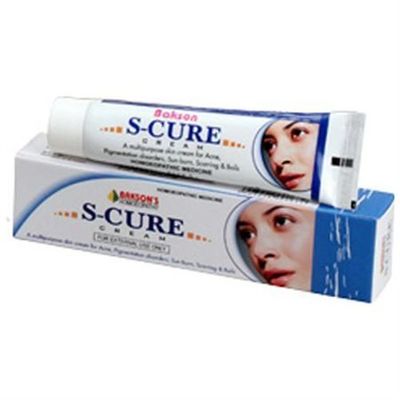 Baksons 4 pack of S-Cure Cream Acne with scarring - Homeopathy