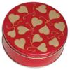 Scott's Cakes Christmas Chocolate Malt Balls in a Medium Heart Tin view 3