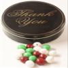 Scott's Cakes Christmas Chocolate Malt Balls in a Medium Thank You Tin view 1