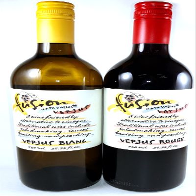 Verjus Gift Set - 1 X White Verjus (750 ML) + 1 X Red Verjus (750 ML)