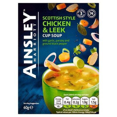 Ainsley Harriott Scottish Chicken & Leek Soup 3 Pack 60g