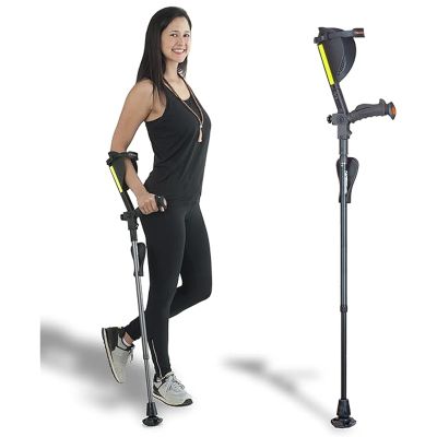 Ergobaum 7G Ergonomic Crutch/High Performance Perfect Cane- Single Unit Ergobaum That Acts As a Extra Balance Strong Performance Walking Companion