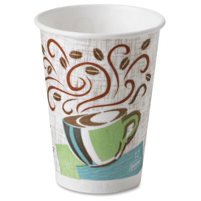 Dixie 5342CDCT Insulated Paper Cups 12 oz 50/CT