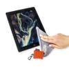 Carson Stuff-It Microfiber Lens Cloth Cleaning System for Eyeglasses, Smartphones, Tablets, Optics Lenses, Cameras and More, 6.25'' x 6.25'' - Orange (SN-40OR) view 4