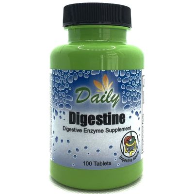 Daily Manufacturing Digestine (Digestive Enzymes Mycozyme, Pancreatin, Papain, Acid Stable Protease, Betaine HCl, Iron Bile Salts)