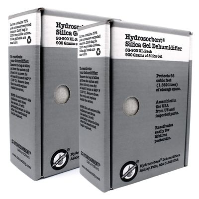 Hydrosorbent 66 Cubic Feet Silica Gel 900 g Pack of 2
