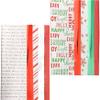 200 Sheets of Christmas Gift Tissue Paper, Paper and Mylar ChristmasTree and Snowflake Themed Sheets by ALEF view 1