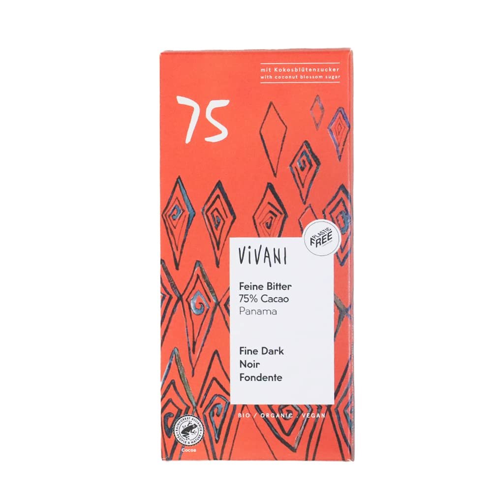 Dark 75% Chocolate Vegan Organic