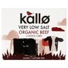 Kallo Very Low Salt Beef Stock Cubes 6 x 10g view 1